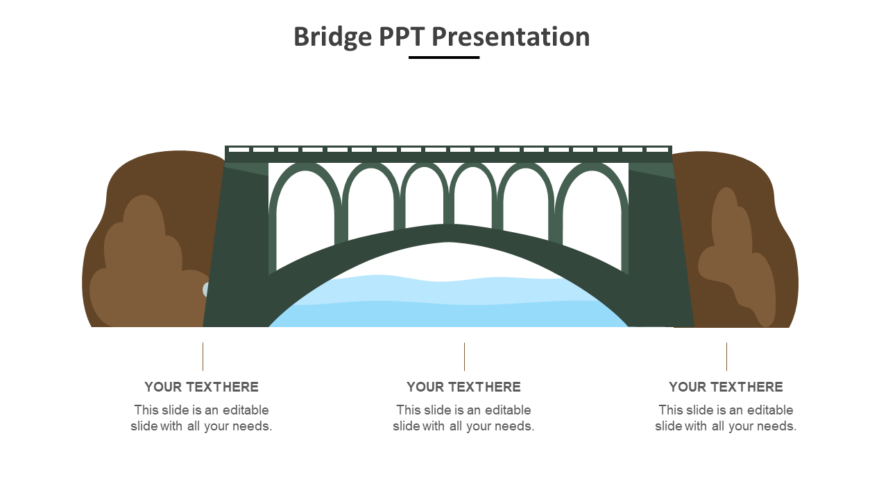 Beautiful Bridge PPT Presentation For Your Requirement